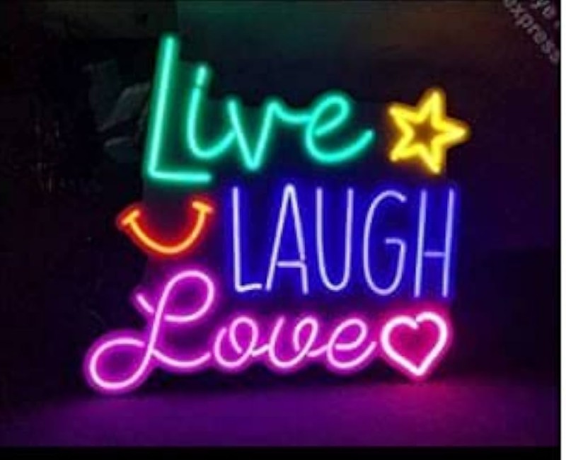 Live Laugh Love Neon Sign